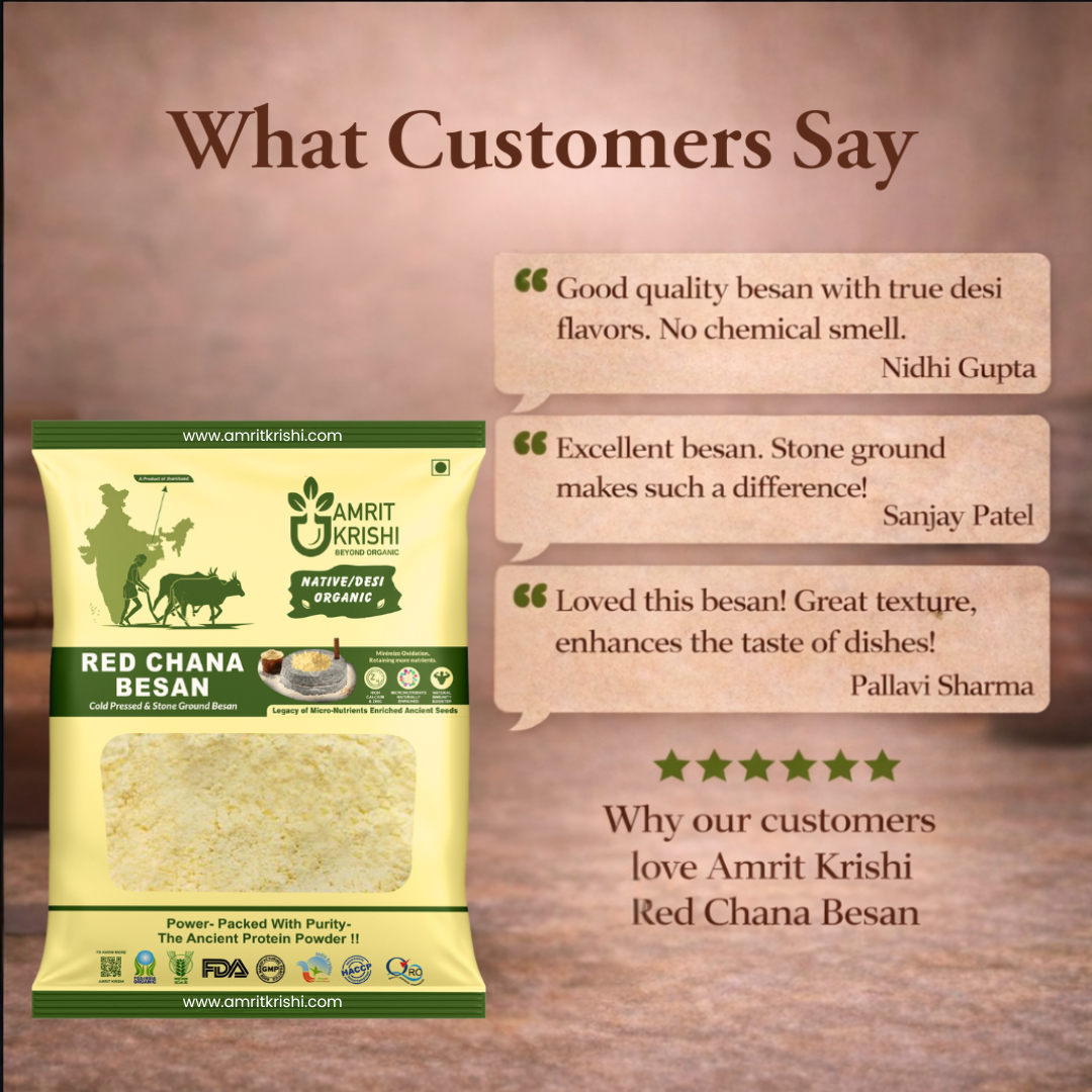 Amrit Krishi Desi Besan (Red Chana)
