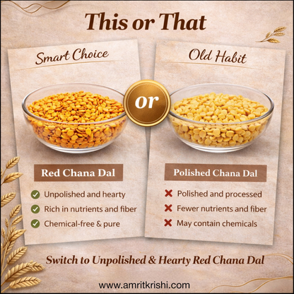 Amrit Krishi Red Chana Dal