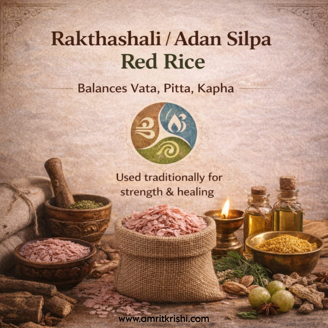 AMRIT KRISHI RED RICE POHA