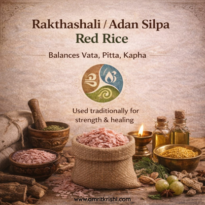 AMRIT KRISHI RED RICE POHA