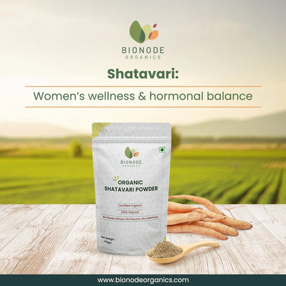 Bionode Organic Shatavari Powder (100 GM)