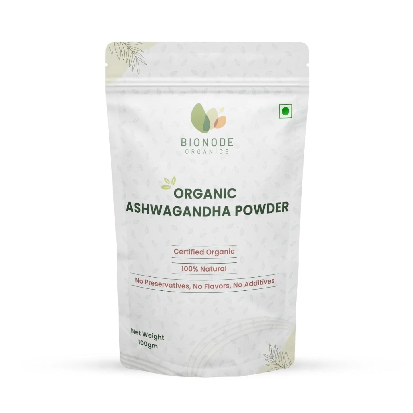 Bionode Organic Ashwagandha Powder (100 GM)