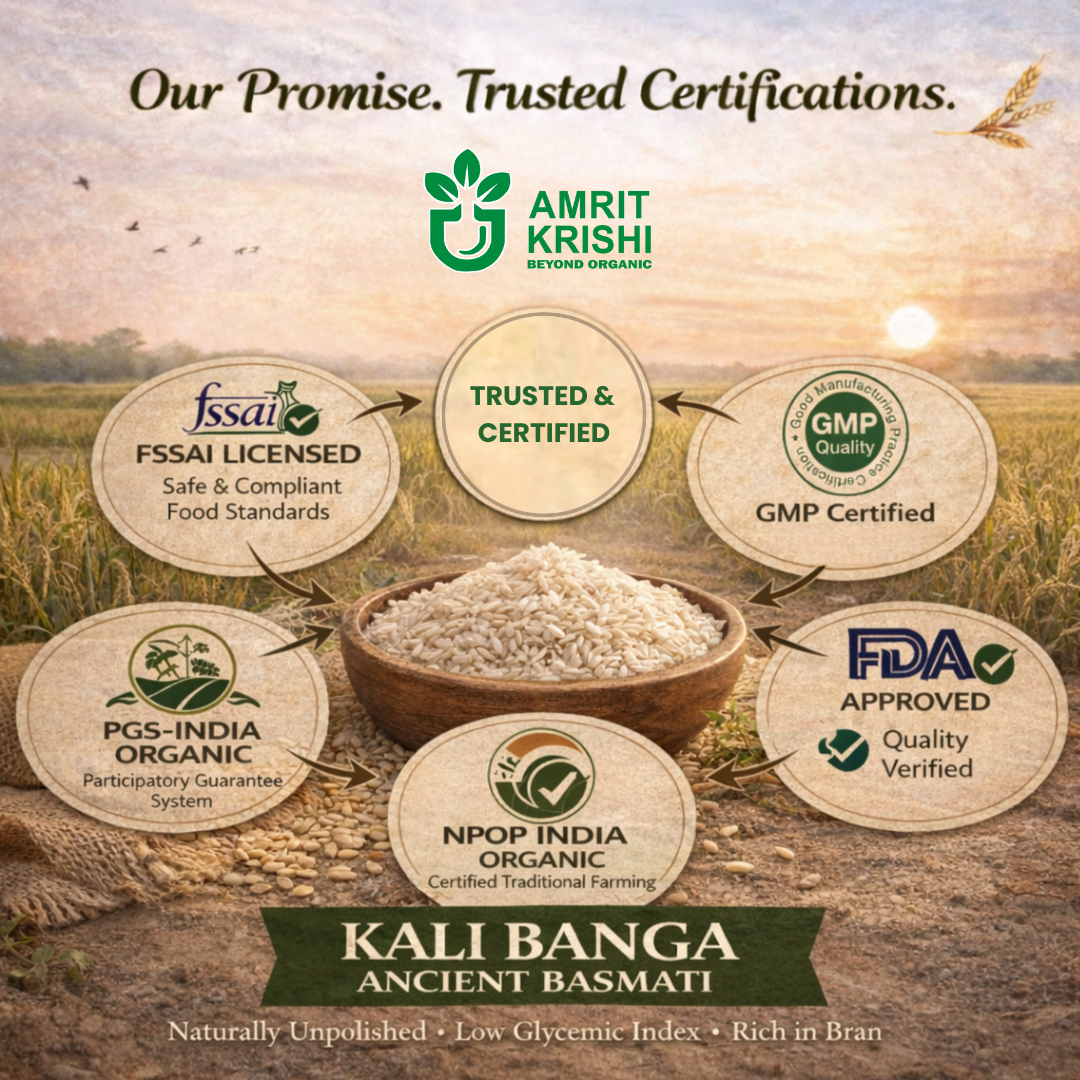 Amrit Krishi Basmati Rice (Kali Banga)