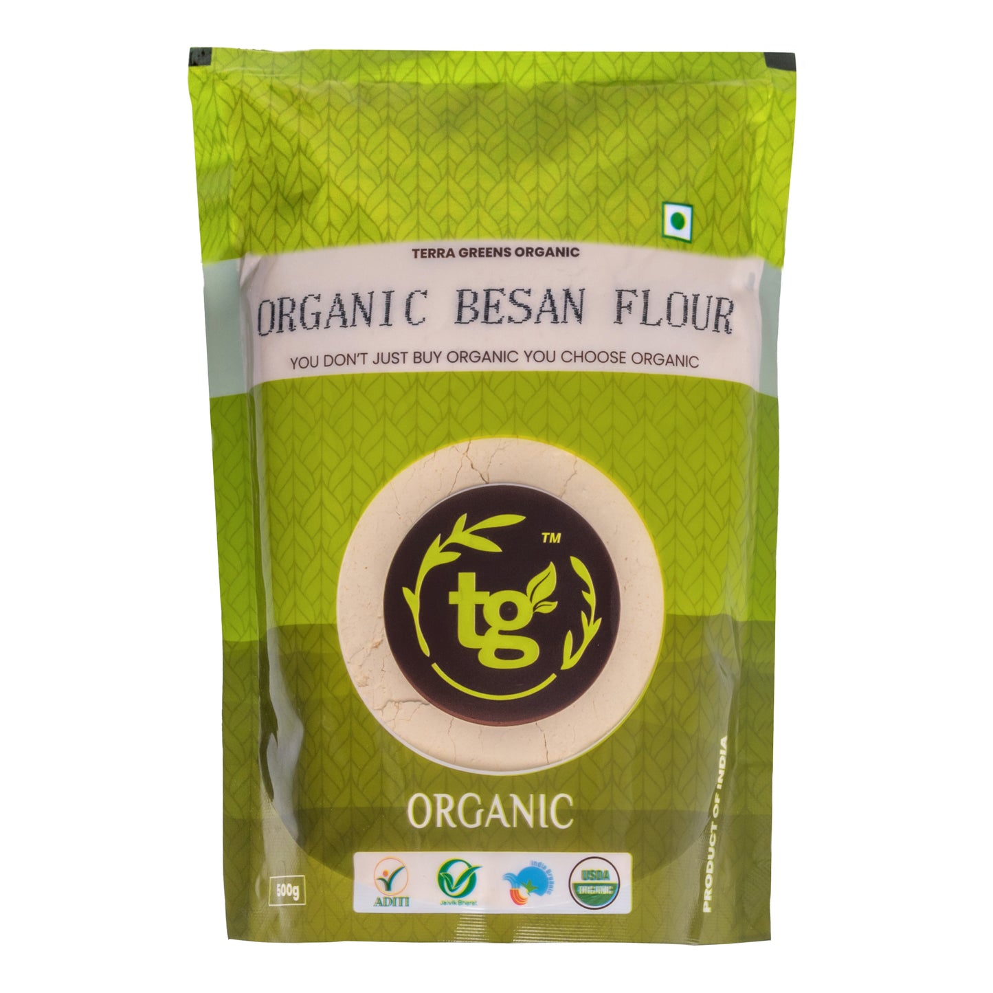 Terra Greens Organic Besan Flour (500 GM)