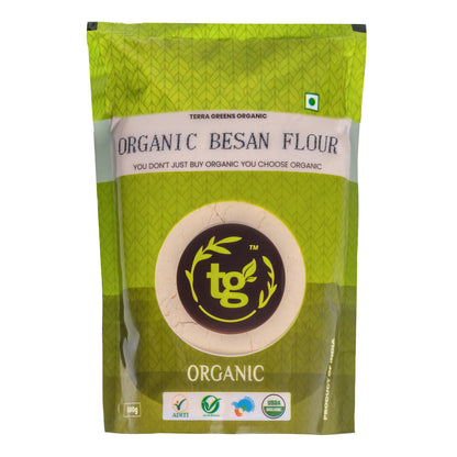 Terra Greens Organic Besan Flour (500 GM)