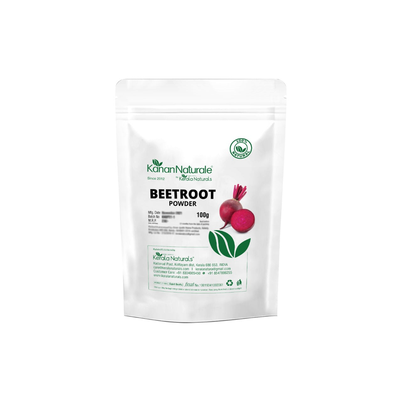Kerala Naturals Beetroot Powder (100 GM)