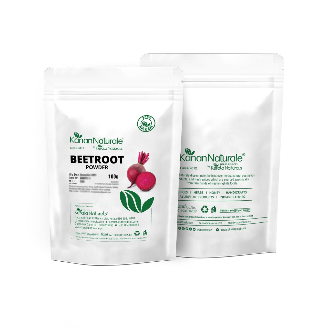 Kerala Naturals Beetroot Powder (100 GM)
