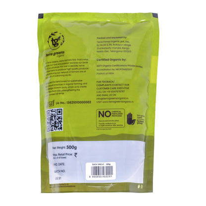 Terra Greens Organic Buck Wheat (500 GM)