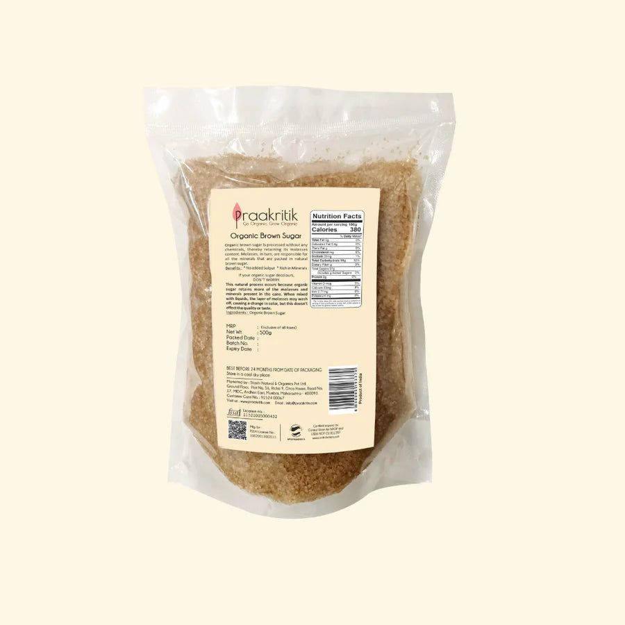Praakritik Organic Brown Sugar