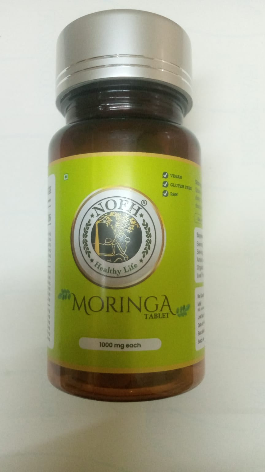 NOFH Healthy Life Organic Moringa Capsules (75 CAPS)
