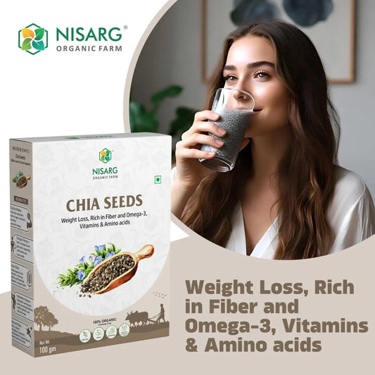 Nisarg Organic Farm Chia Seeds