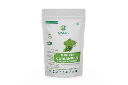 Nisarg Organic Farm Coriander Leaf Powder (100 GM)
