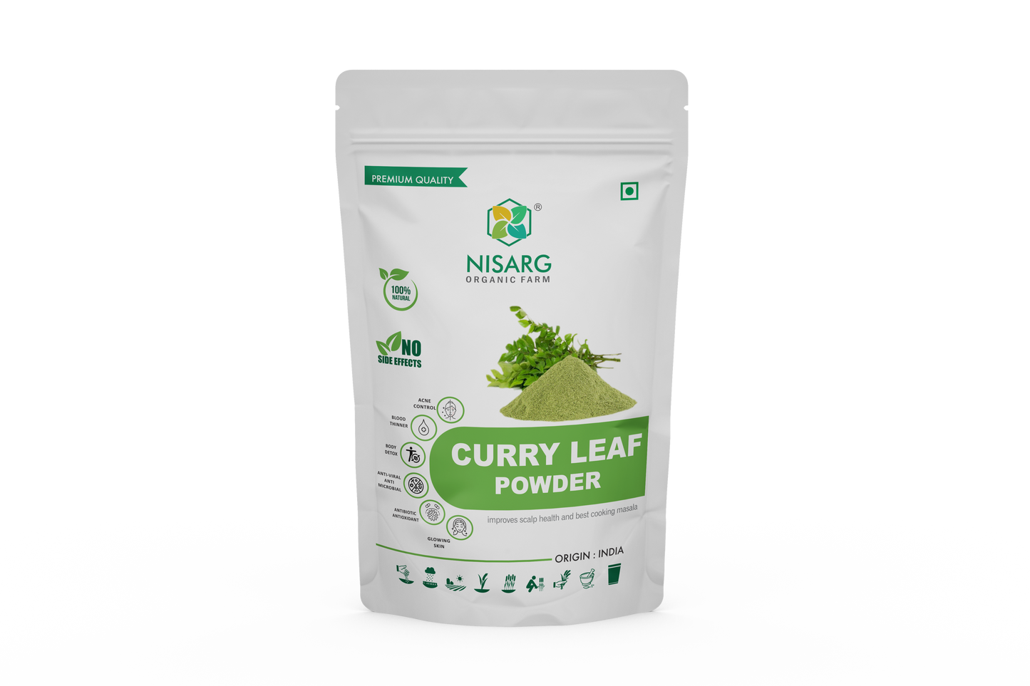 Nisarg Organic Farm Curry Leaf Powder (100 GM)