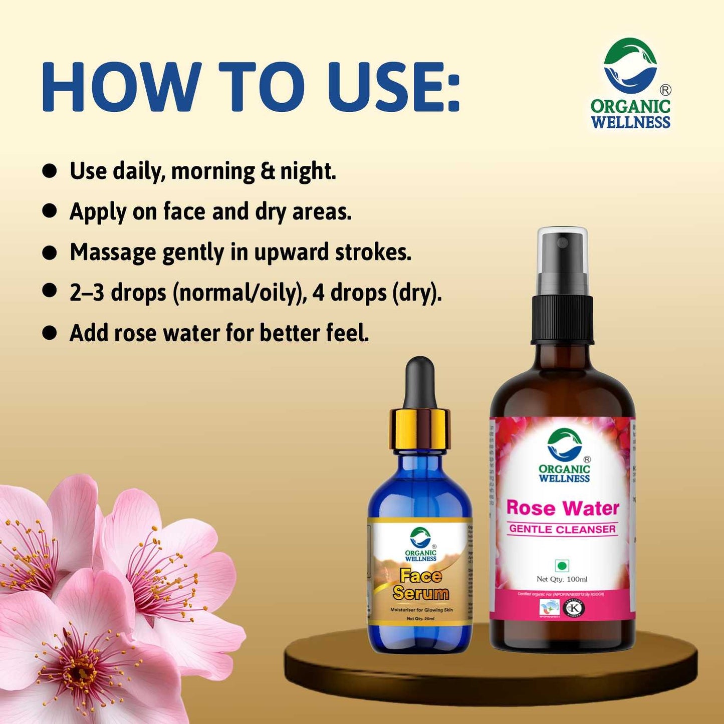 Organic Wellness Face Serum for Glowing Skin