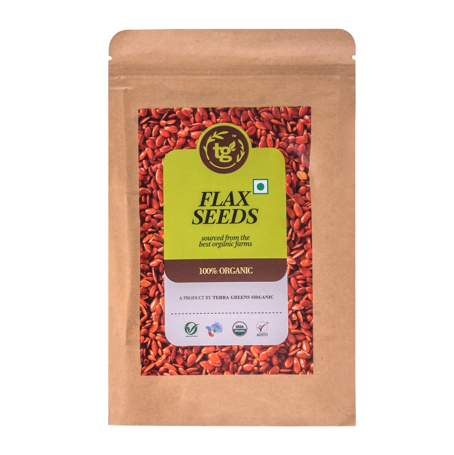 Terra Greens Organic Flax Seeds