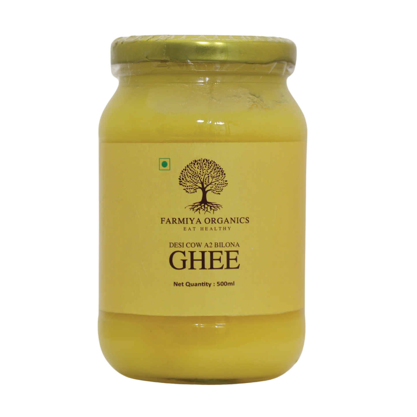 Farmiya Organics Desi Cow A2 Bilona Ghee
