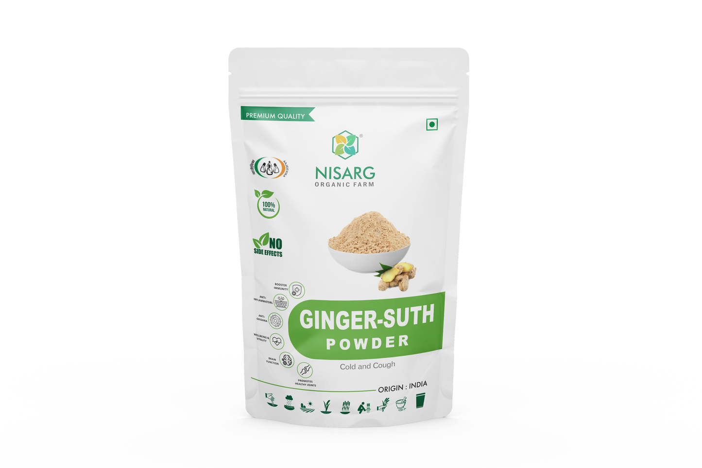 Nisarg Organic Farm Ginger Suth Powder (100 GM)