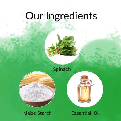 Nisarg Organic Farm Natural Palak Green Holi Color – Herbal & Skin-Safe Gulal
