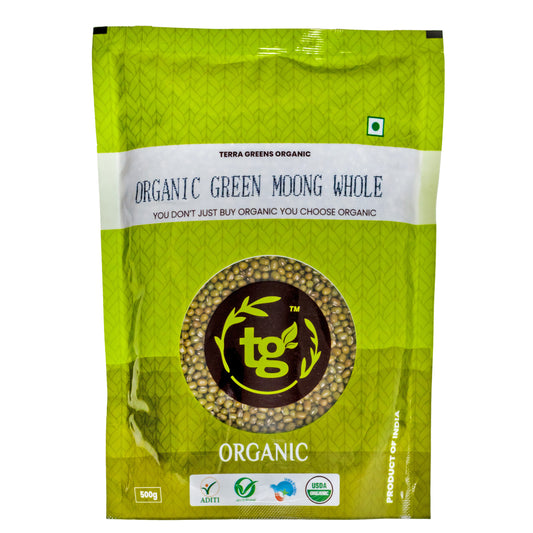 Terra Greens Organic Green Moong Whole
