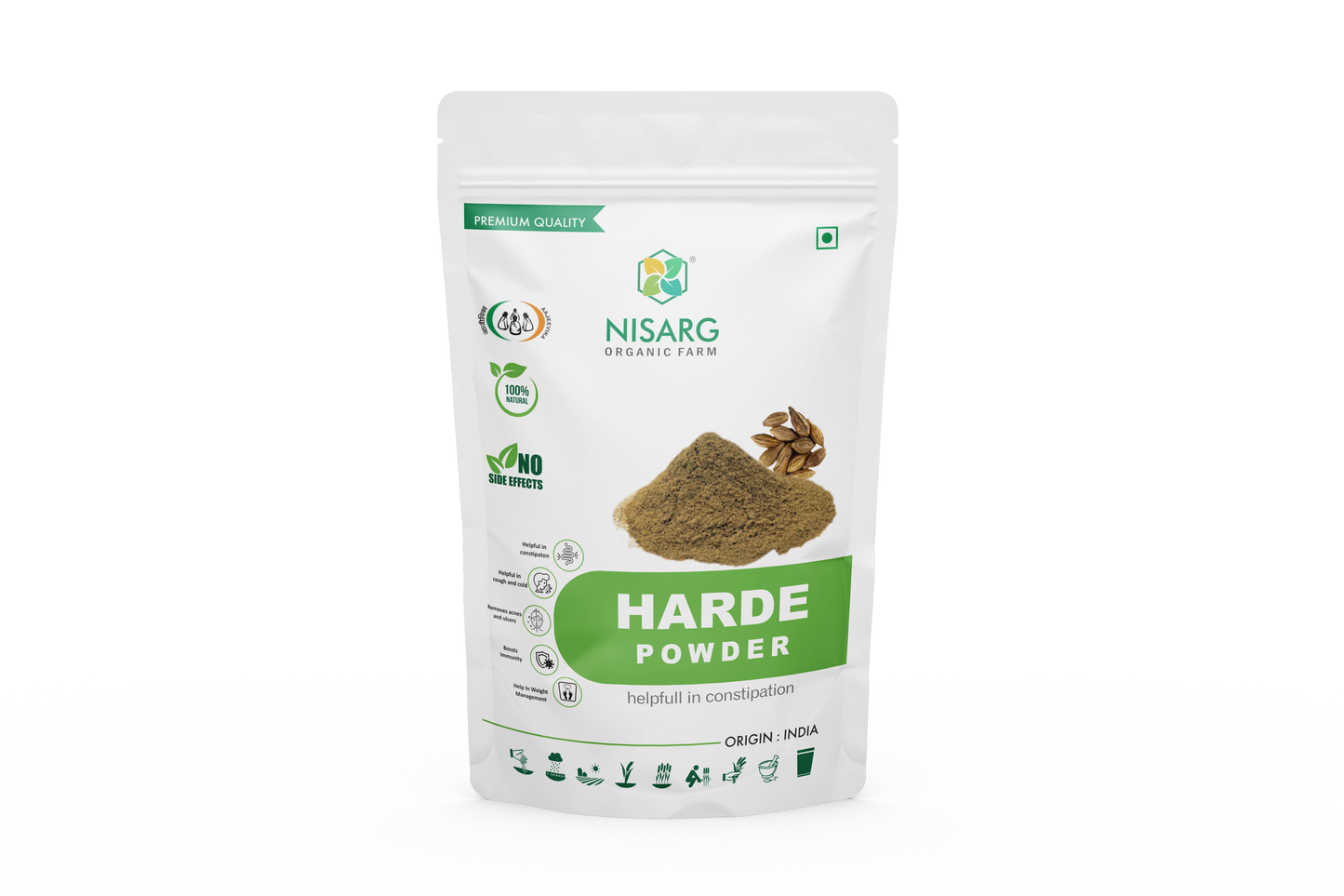 Nisarg Organic Farm Harde Powder (100 GM)