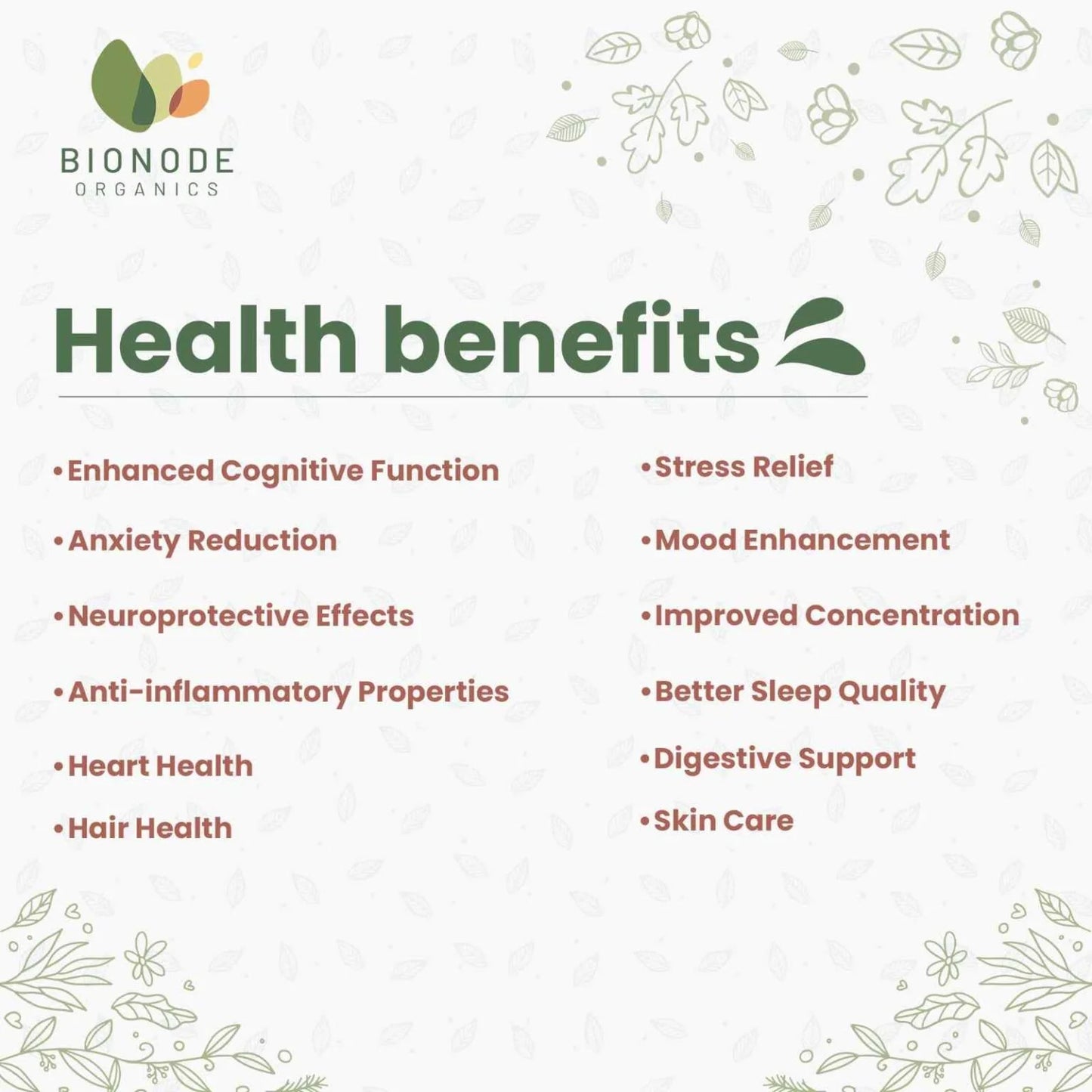Bionode Organic Brahmi Powder (100 GM)