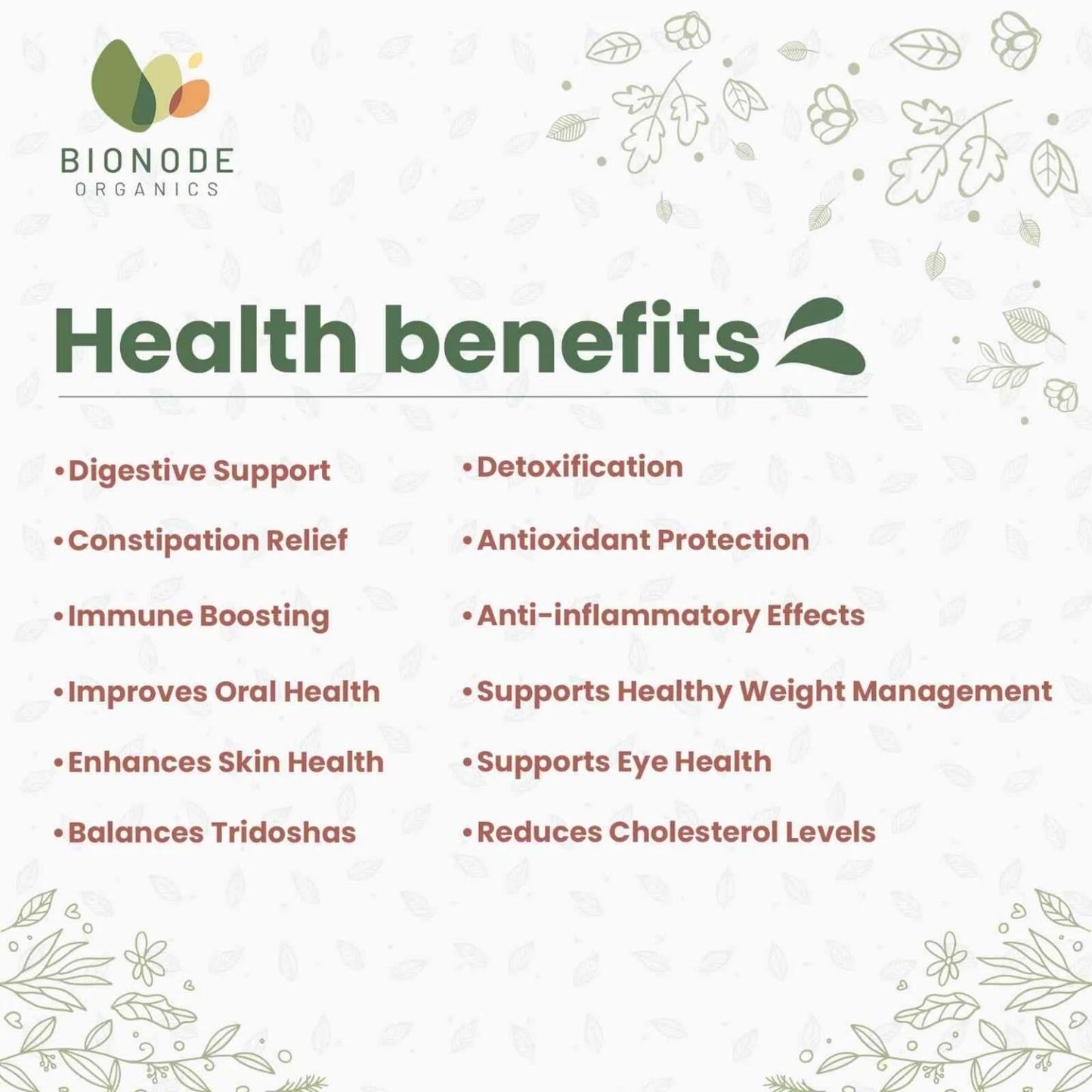 Bionode Organic Triphala Powder (100 GM)