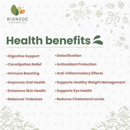 Bionode Organic Triphala Powder (100 GM)