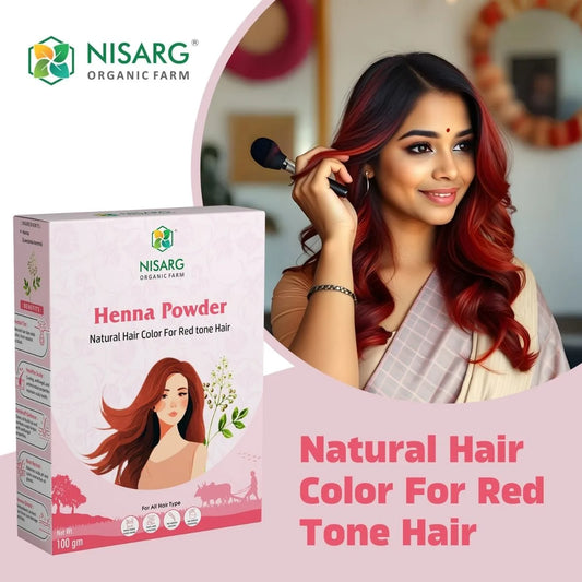 Nisarg Organic Farm Henna Leaf Powder