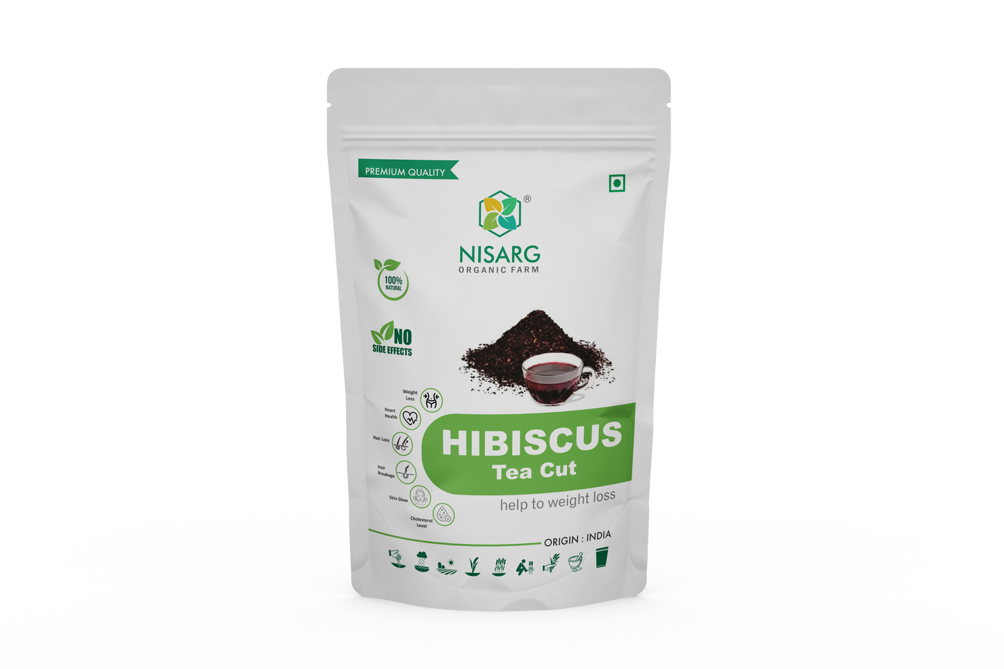 Nisarg Organic Farm Hibiscus Tea Cut