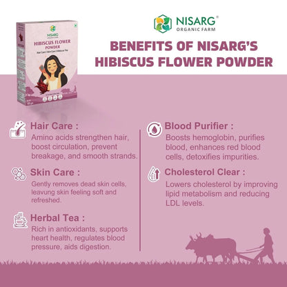 Nisarg Organic Farm Hibiscus Powder