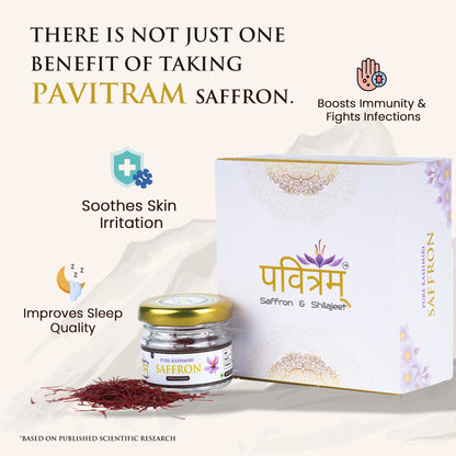 Pavitram Enterprises Kashmiri Mongra Saffron Grade "A"