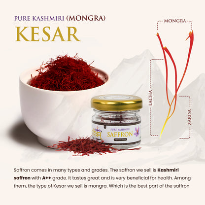 Pavitram Enterprises Kashmiri Mongra Saffron Grade "A"