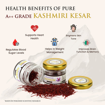 Pavitram Enterprises Kashmiri Mongra Saffron Grade "A"
