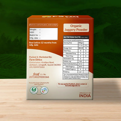 Farm Ethics Organic Jaggery Powder