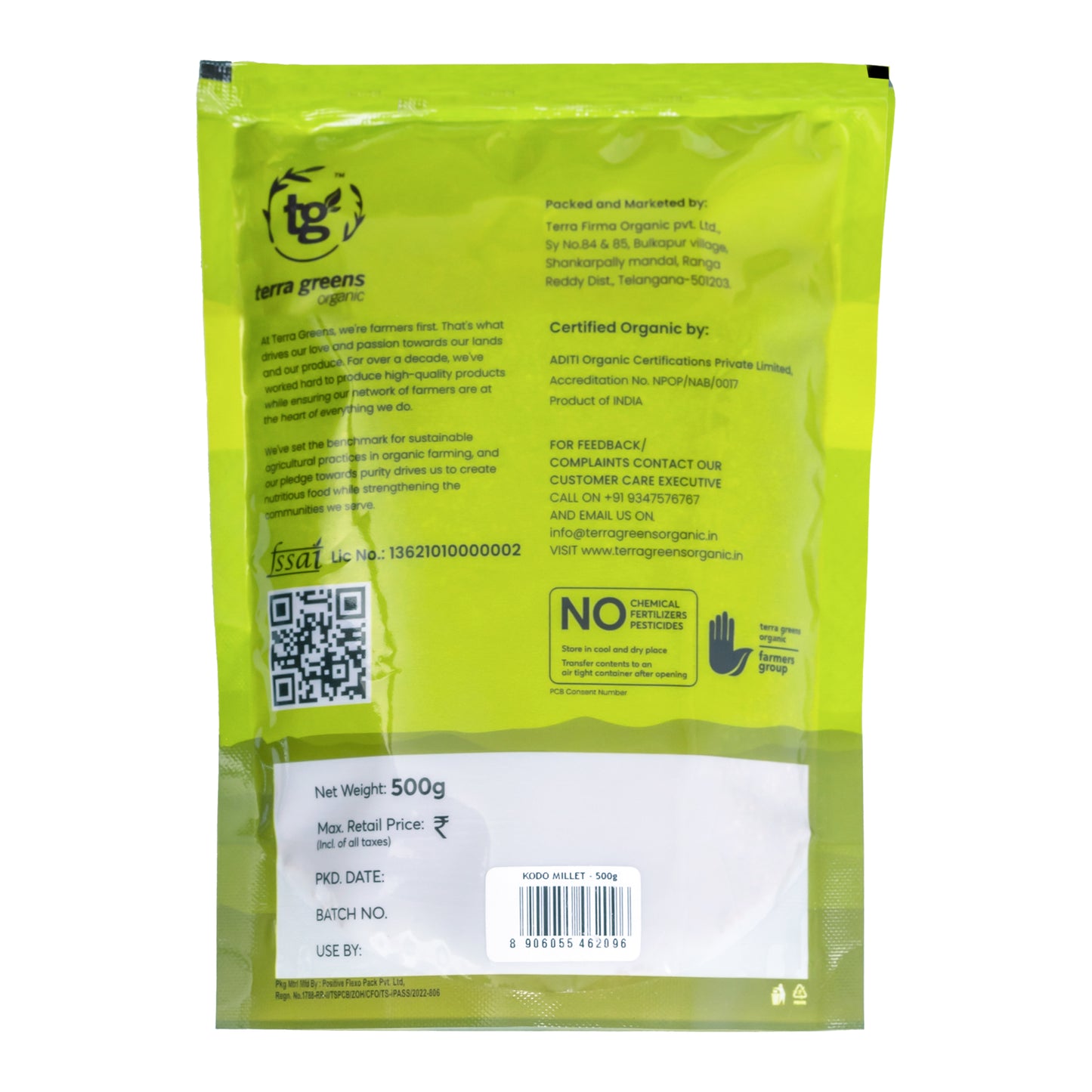 Terra Greens Organic Kabuli Chana
