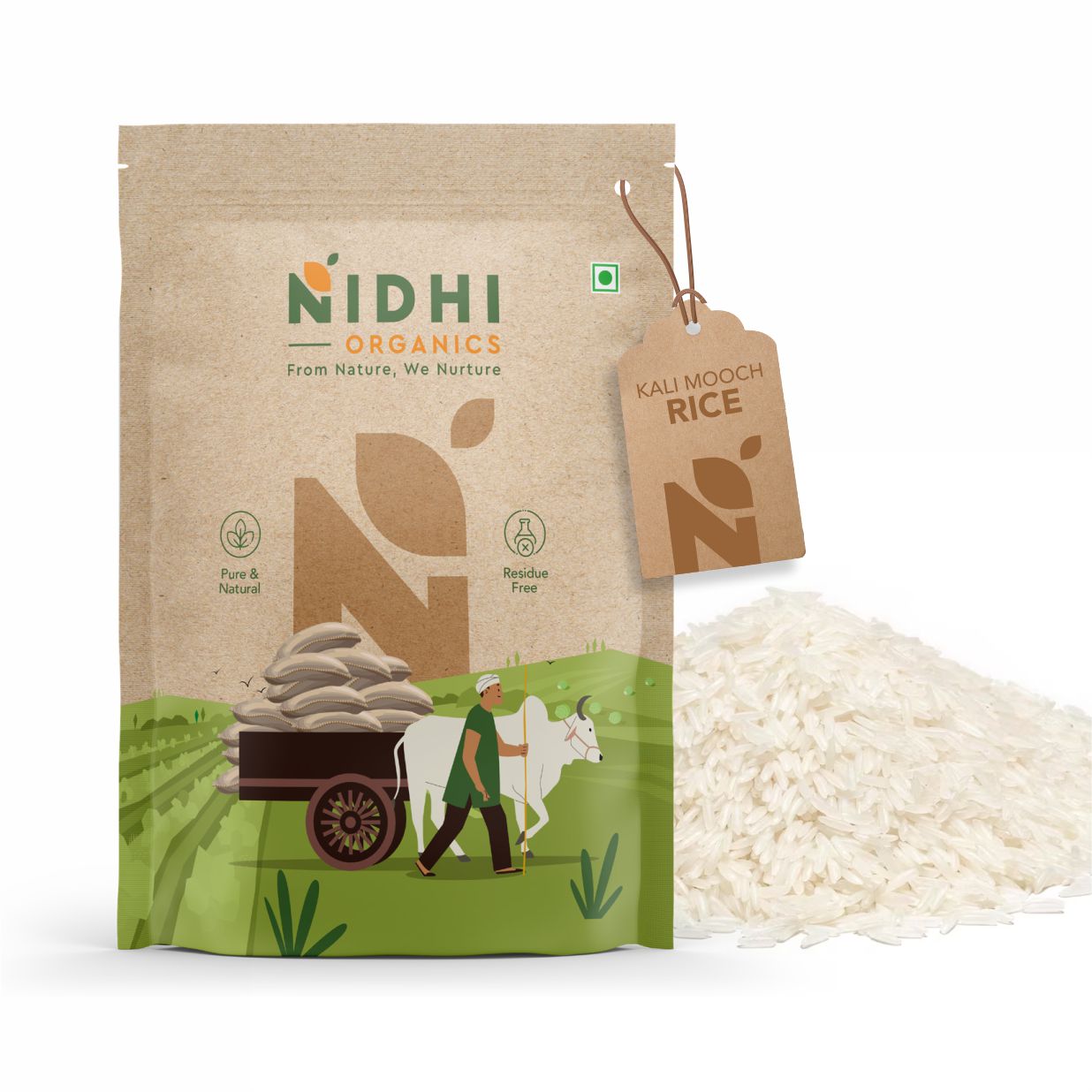 Nidhi Organics Kasturi Kali Mooch Rice