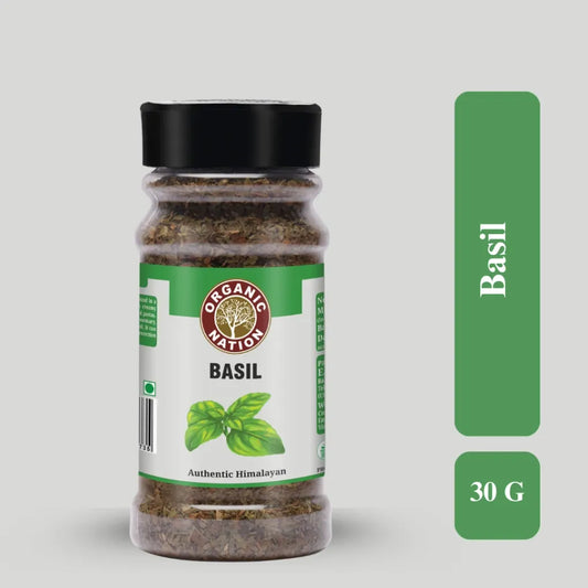 Organic Nation Basil (30 GM) (PACK OF 2)
