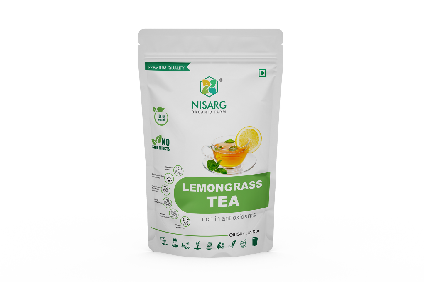Nisarg Organic Farm Natural Lemongrass Tea
