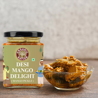 Organic Nation Desi Mango Delight (Mango Pickle)