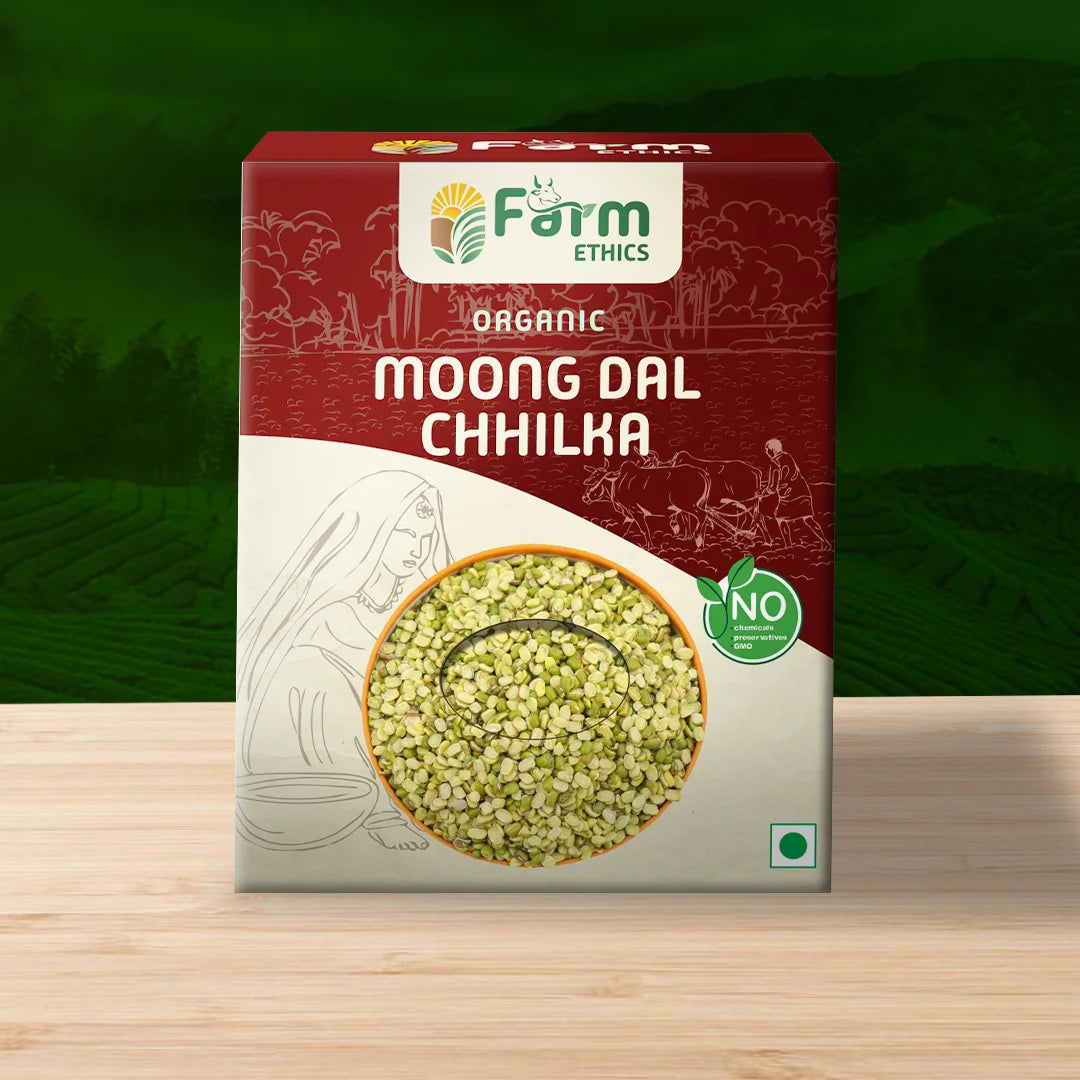Farm Ethics Organic Moong Dal Chilka