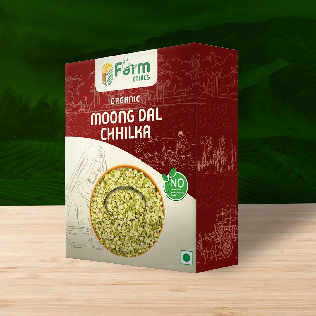 Farm Ethics Organic Moong Dal Chilka