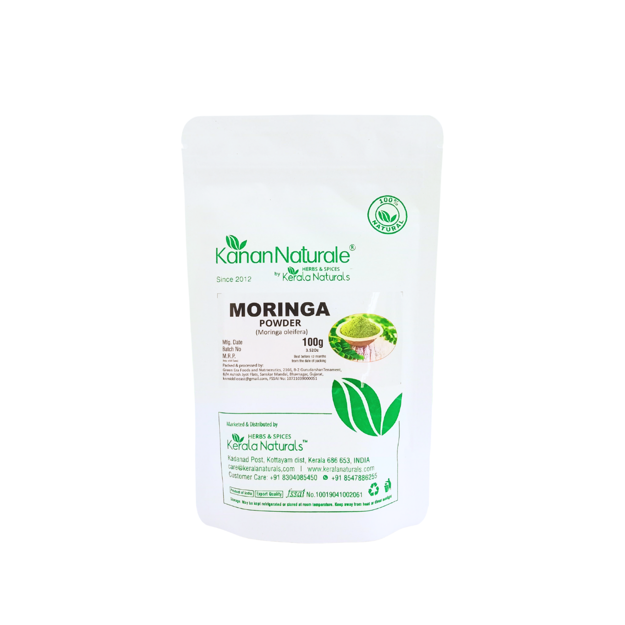 Kerala Naturals Moringa Leaves Powder (100 GM)