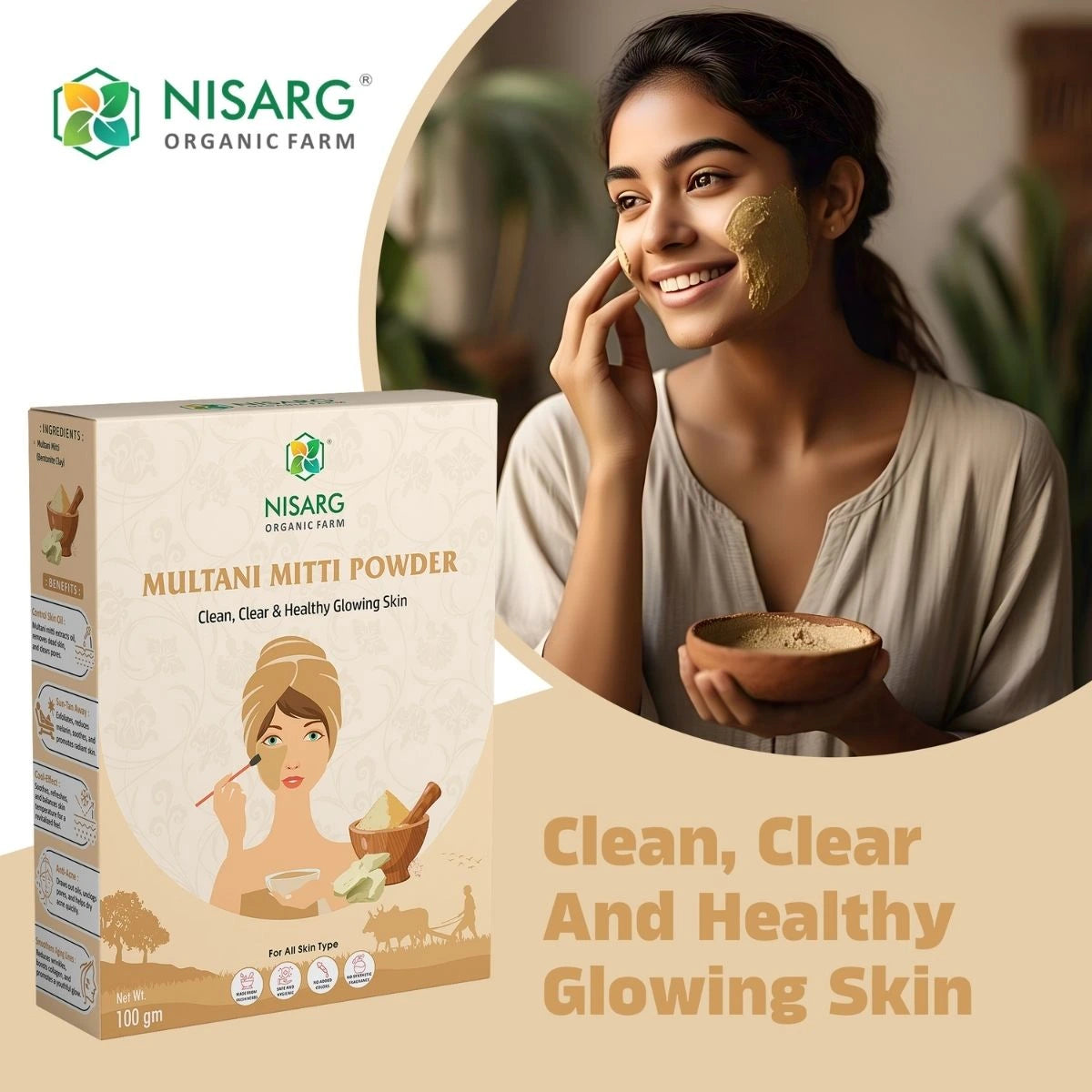 Nisarg Organic Farm Multani Mitti