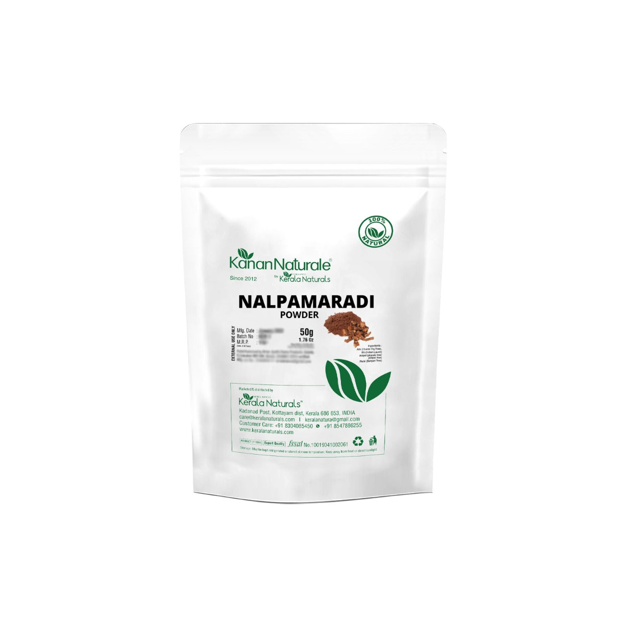 Kerala Naturals Nalpamaradi Powder (50 GM)