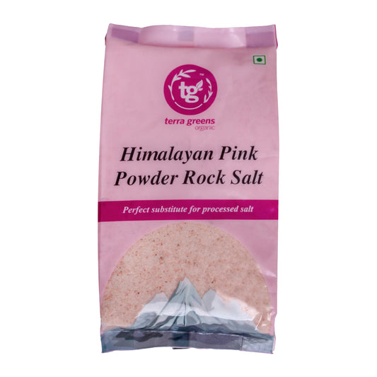 Terra Greens Organic Himalayan Pink Rock Salt