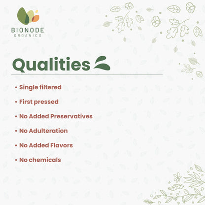 Bionode Organic Cold Pressed Sesame Oil