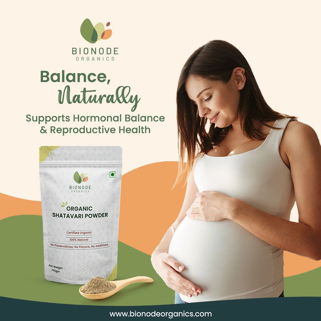Bionode Organic Shatavari Powder (100 GM)