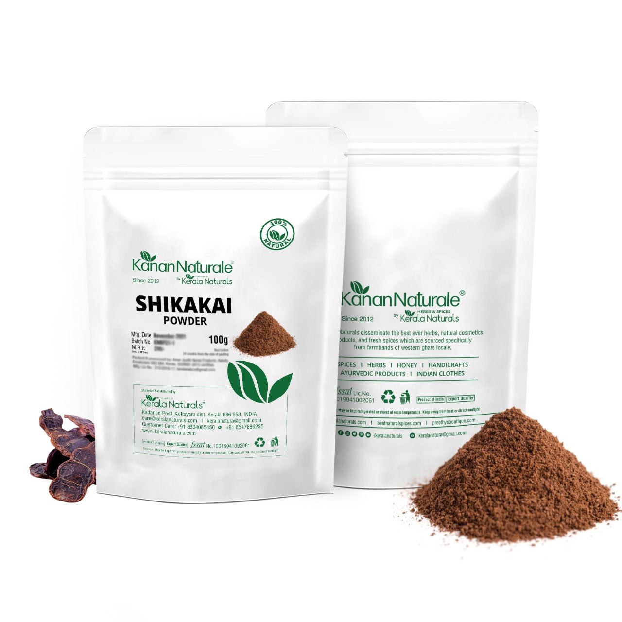 Kerala Naturals Shikakai Powder (100 GM)