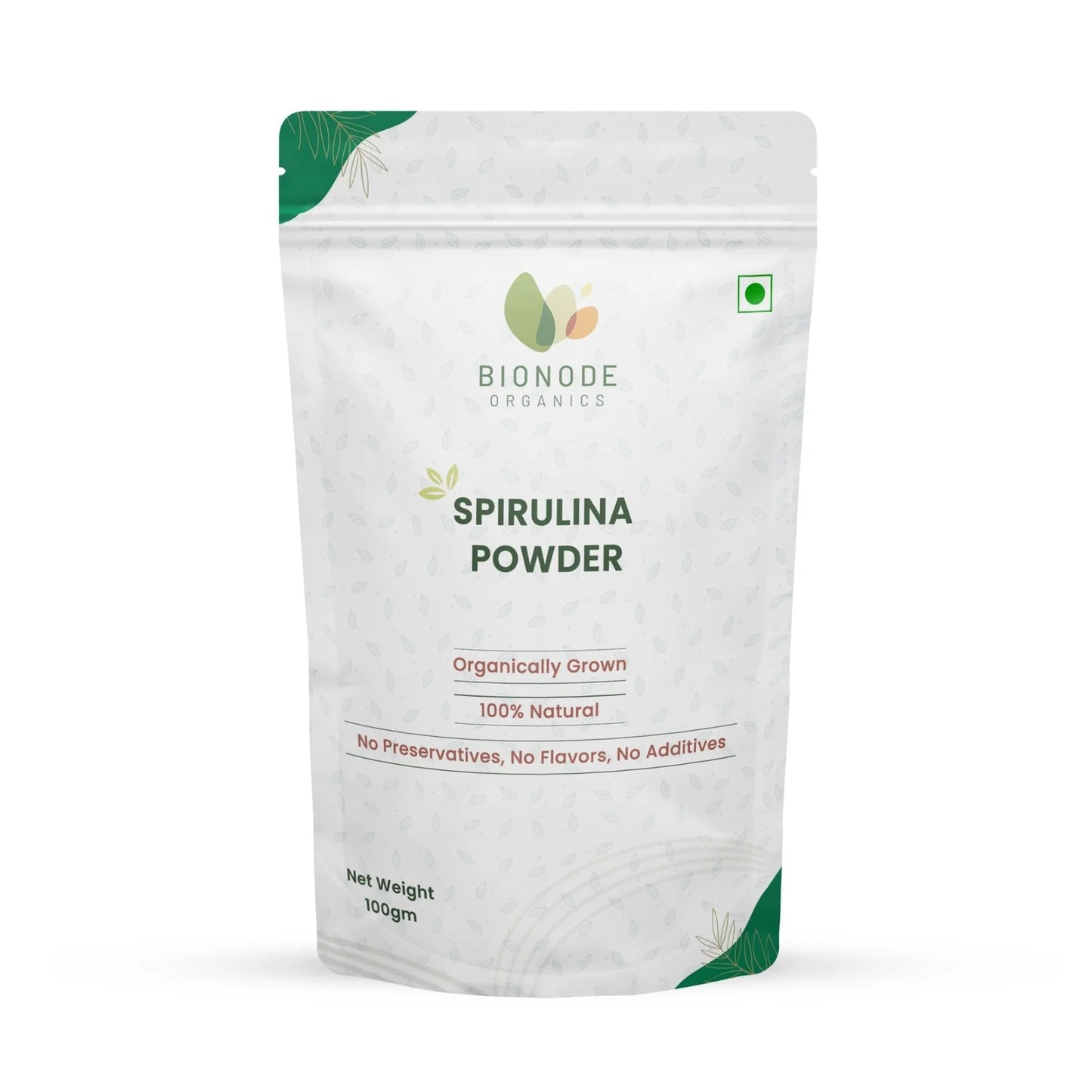 Bionode Organic Spirulina Powder (100 GM)