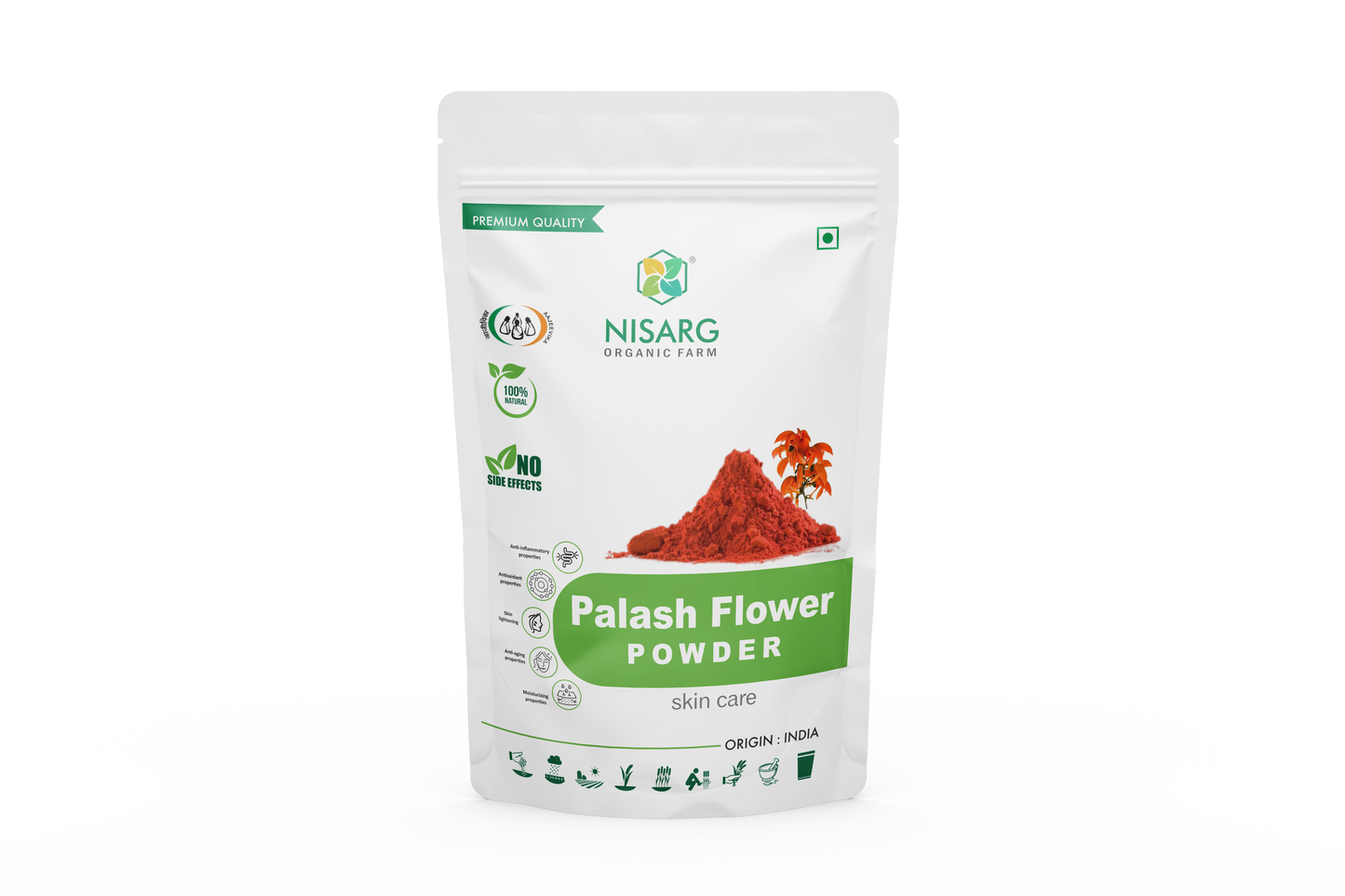 Nisarg Organic Farm Tesu Flower Powder (100 GM)